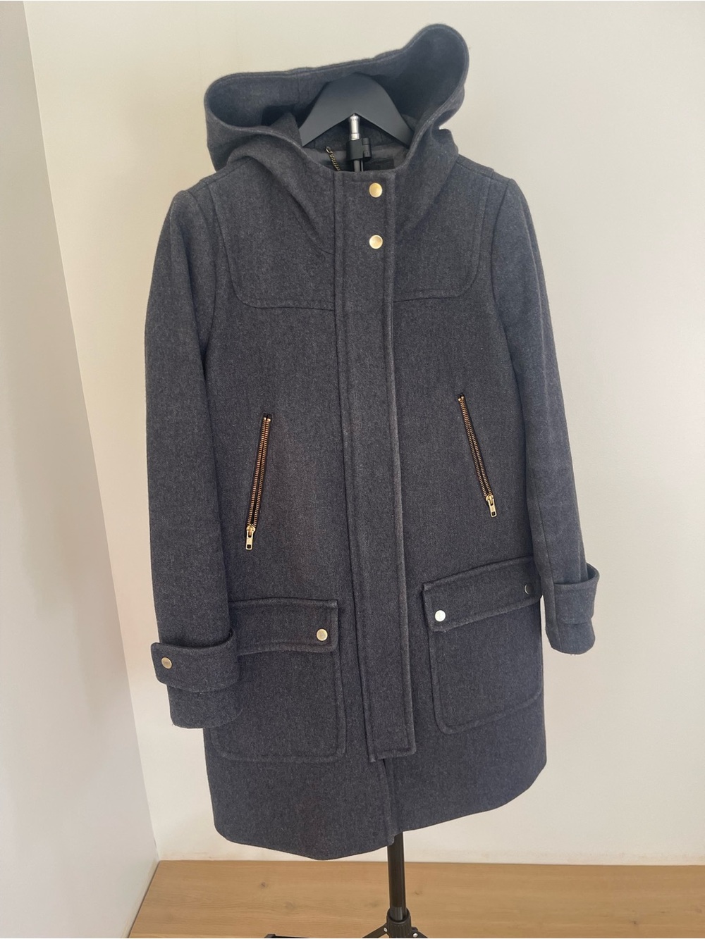 J. Crew Chateau Wool Coat - Gray